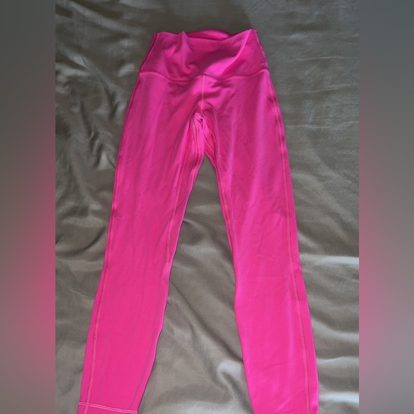 Pink Lululemon Align High-Rise Pant 28” - Picture 3 of 5